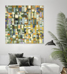 IN STAGE - chrome beige by Celine Cimon on GIANT ART - yellow abstract canadian