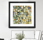 IN STAGE - chrome beige by Celine Cimon on GIANT ART - yellow abstract canadian