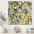 IN STAGE - chrome beige by Celine Cimon on GIANT ART - yellow abstract canadian