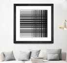 Vibing I by Daleno Art on GIANT ART - white patterns abstrait 