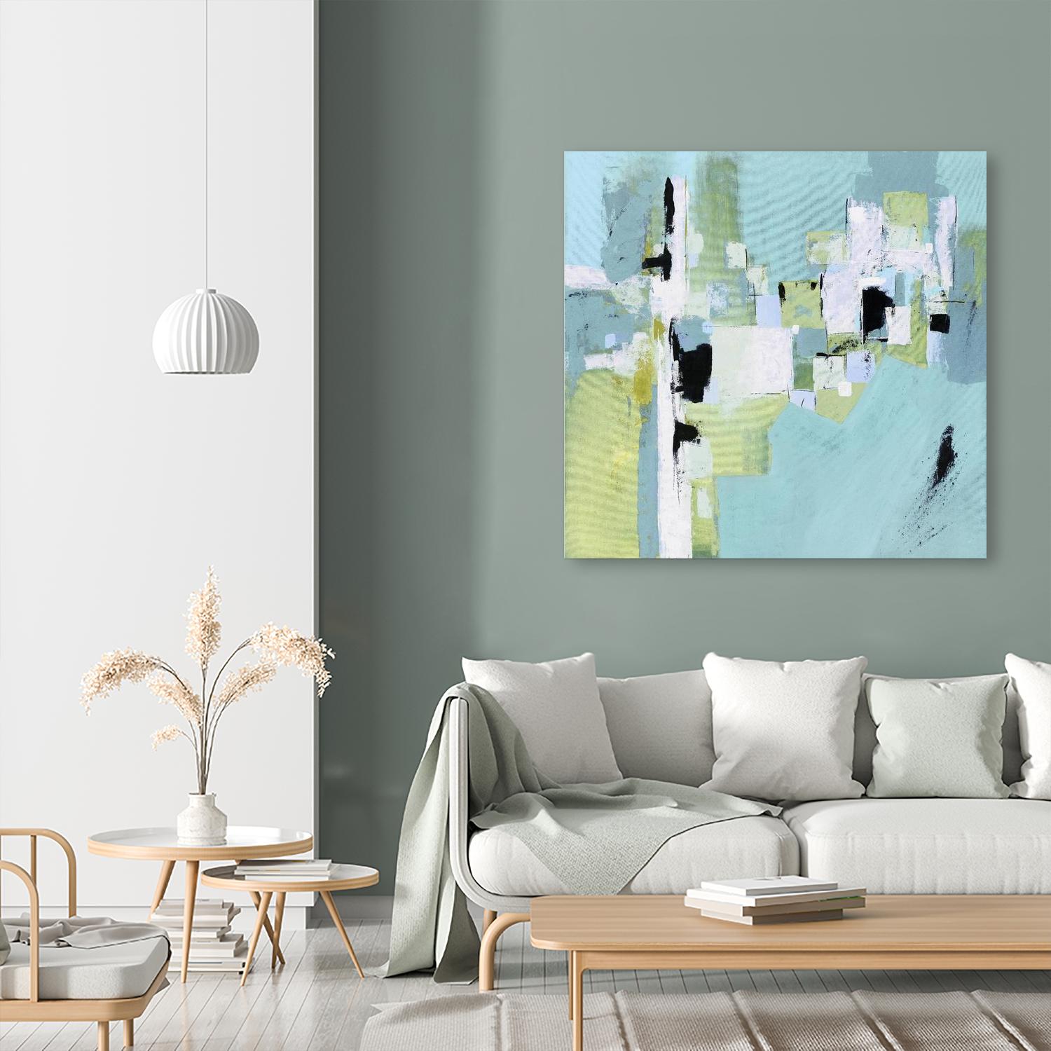 Obstructive Steps by Daleno Art on GIANT ART - green abstract abstract
