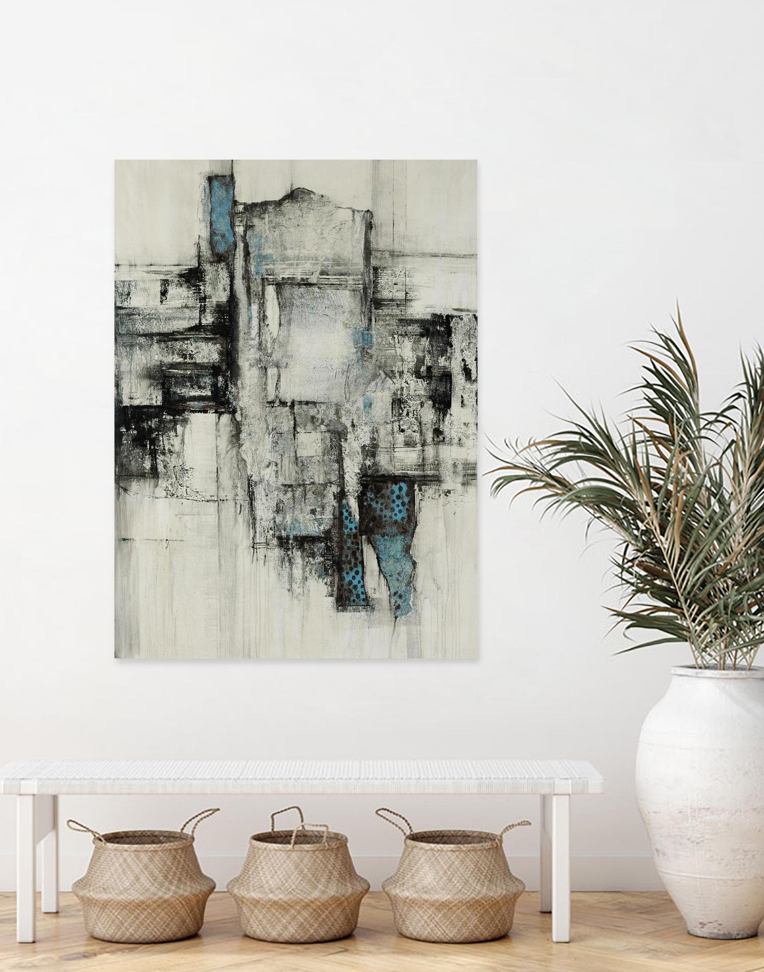 Paper Performance II by Daleno Art on GIANT ART - beige abstract abstract