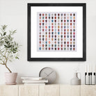Gorgeous Crowd by Daleno Art on GIANT ART - red abstract