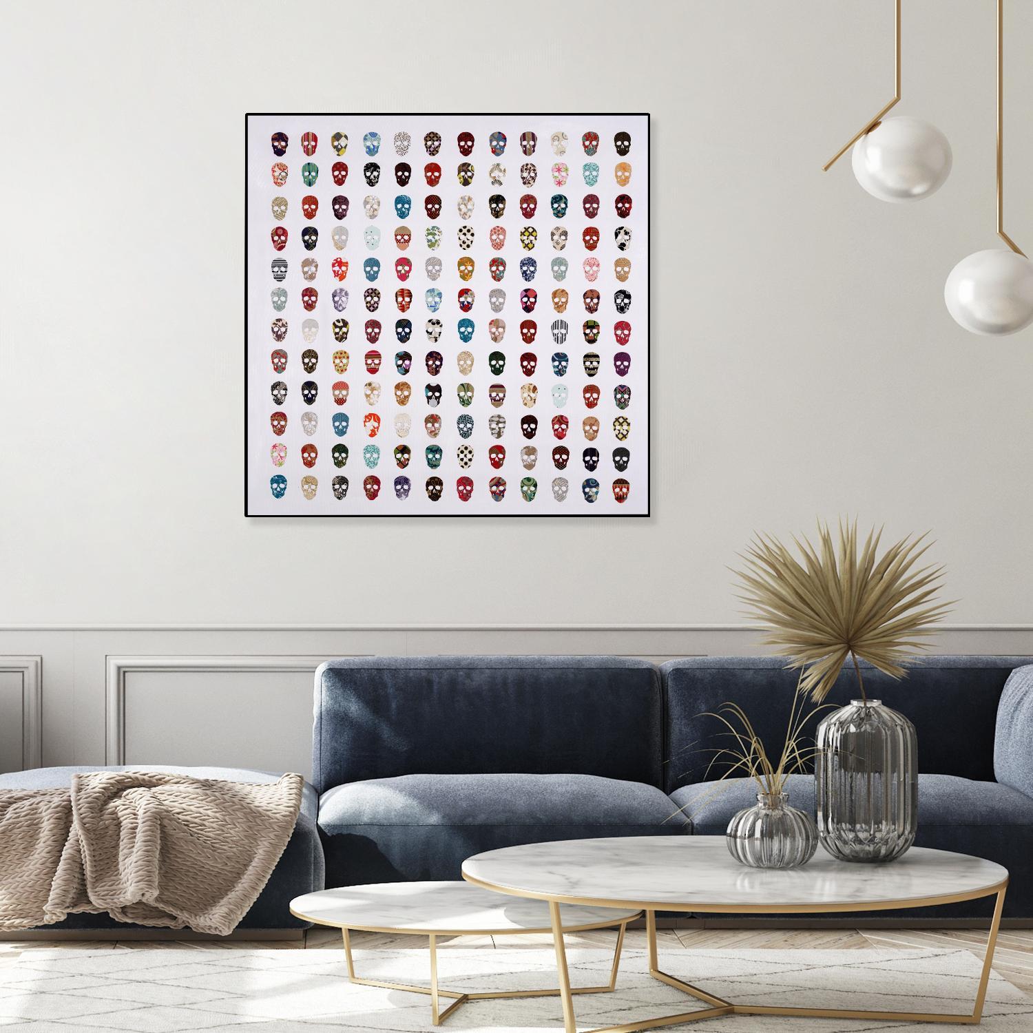 Gorgeous Crowd by Daleno Art on GIANT ART - red abstract
