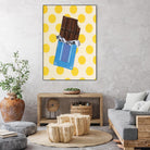 Daily Cravings I by Daleno Art on GIANT ART - blue abstract abstrait 