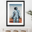 If You Believe by Daleno Art on GIANT ART - orange digital astronaut