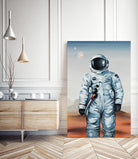 If You Believe by Daleno Art on GIANT ART - orange digital astronaut