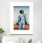 If You Believe by Daleno Art on GIANT ART - orange digital astronaut