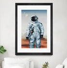 If You Believe by Daleno Art on GIANT ART - orange digital astronaut