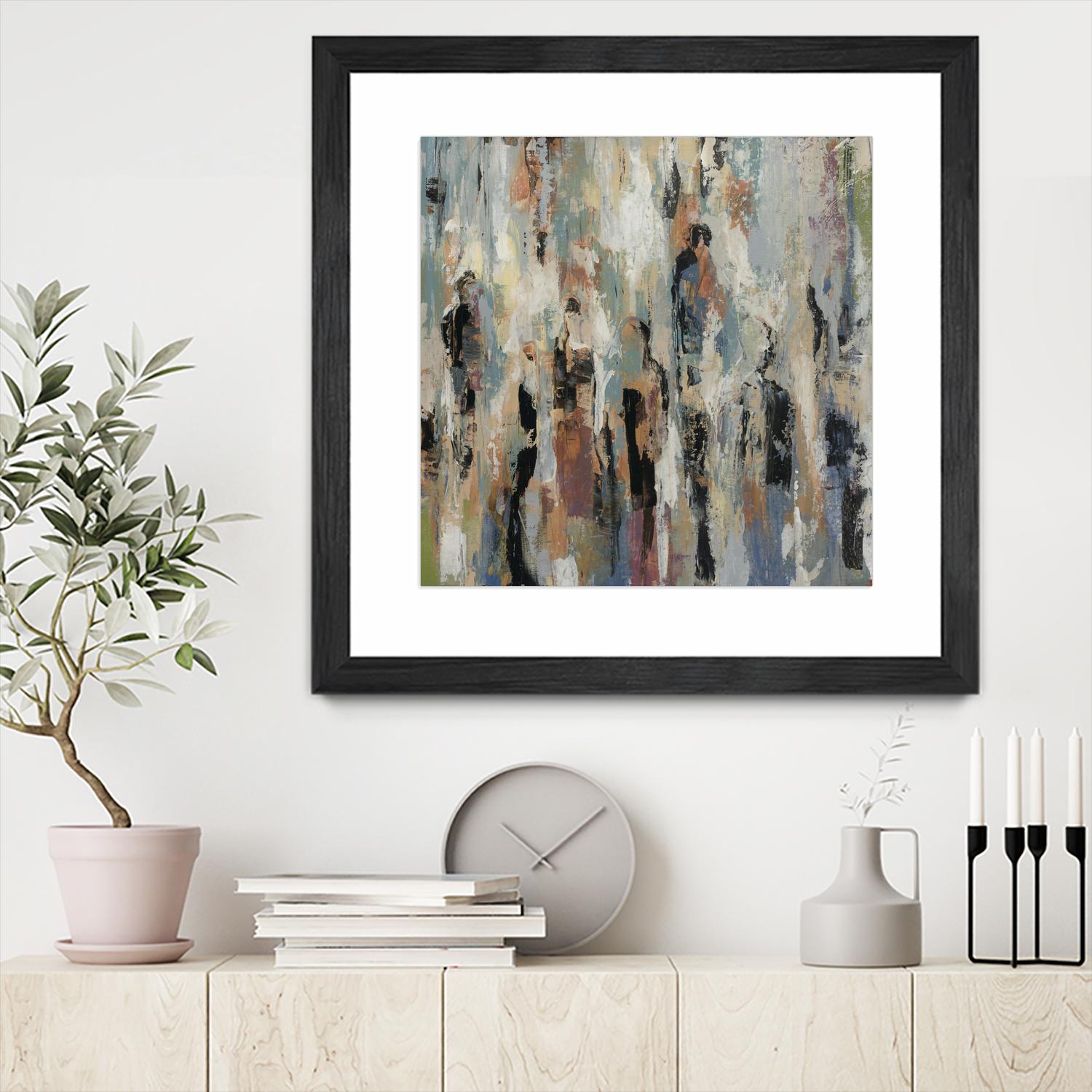 Its Five Oclock by Daleno Art on GIANT ART - green abstract