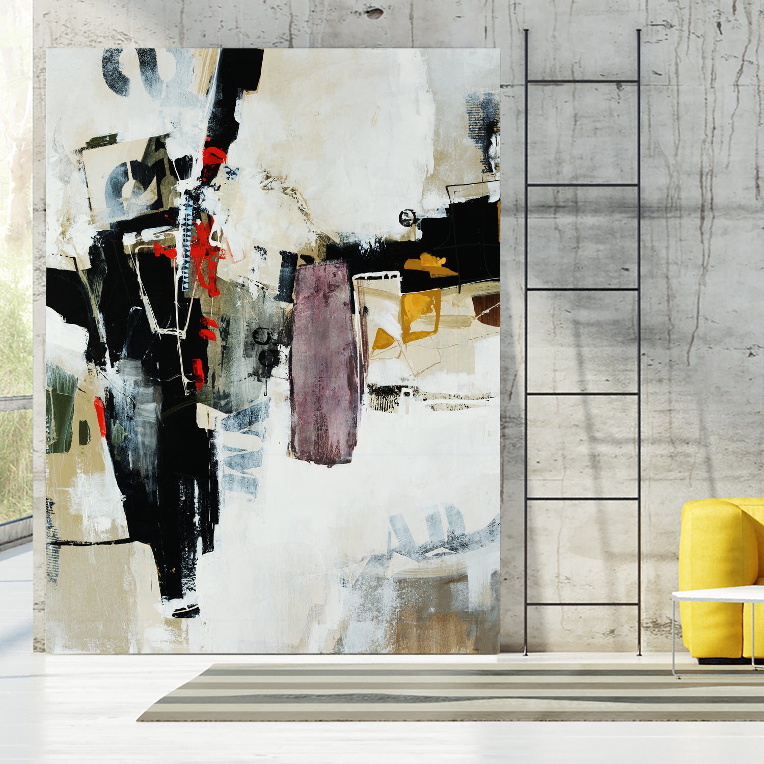 Battlefield by Daleno Art on GIANT ART - red abstract