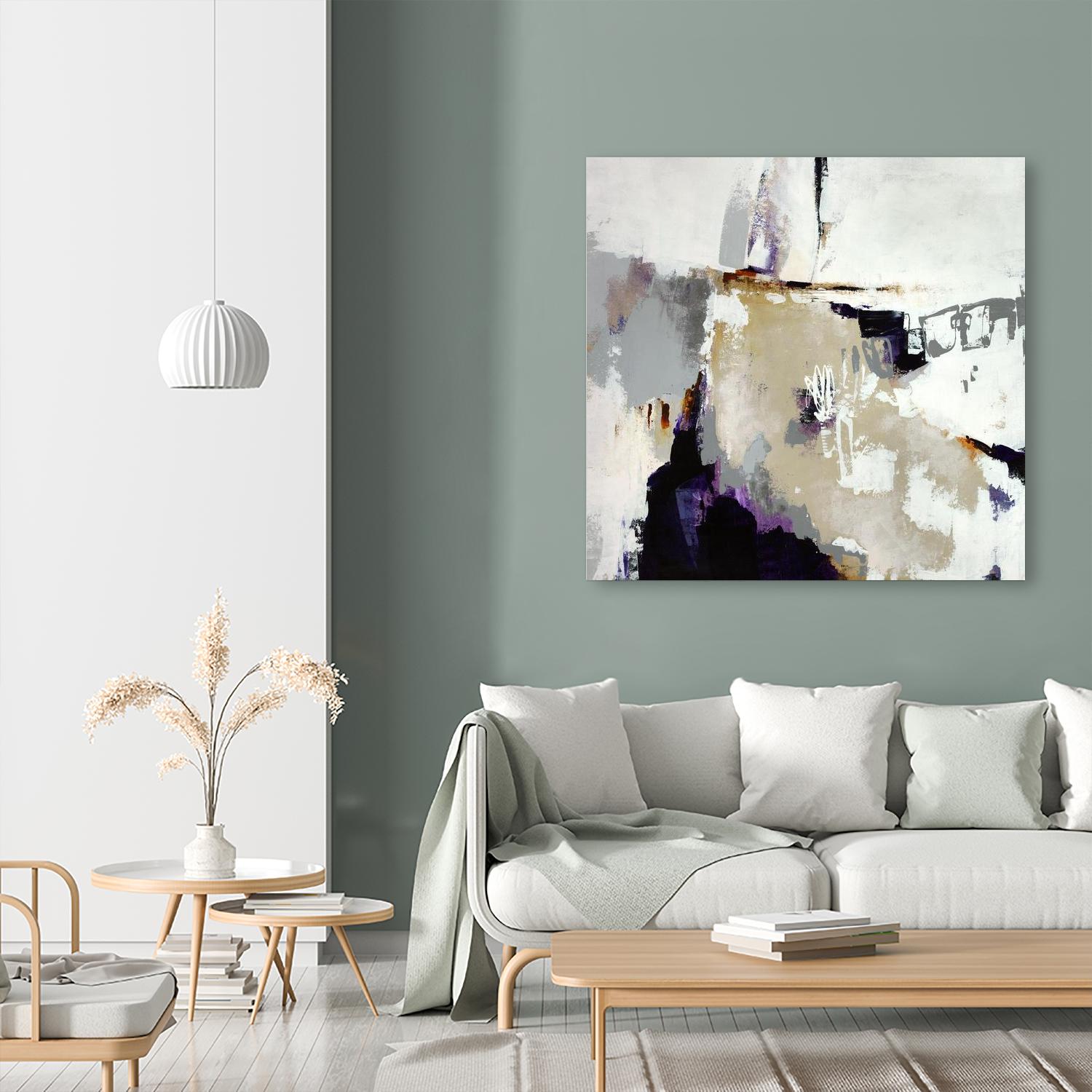 Tumult Roar by Daleno Art on GIANT ART - beige abstract abstrait 
