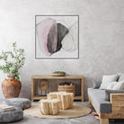Tickled With Pink by Daleno Art on GIANT ART - pink shapes abstrait 