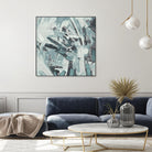 Sword Fight II by Daleno Art on GIANT ART - blue  abstract abstrait 