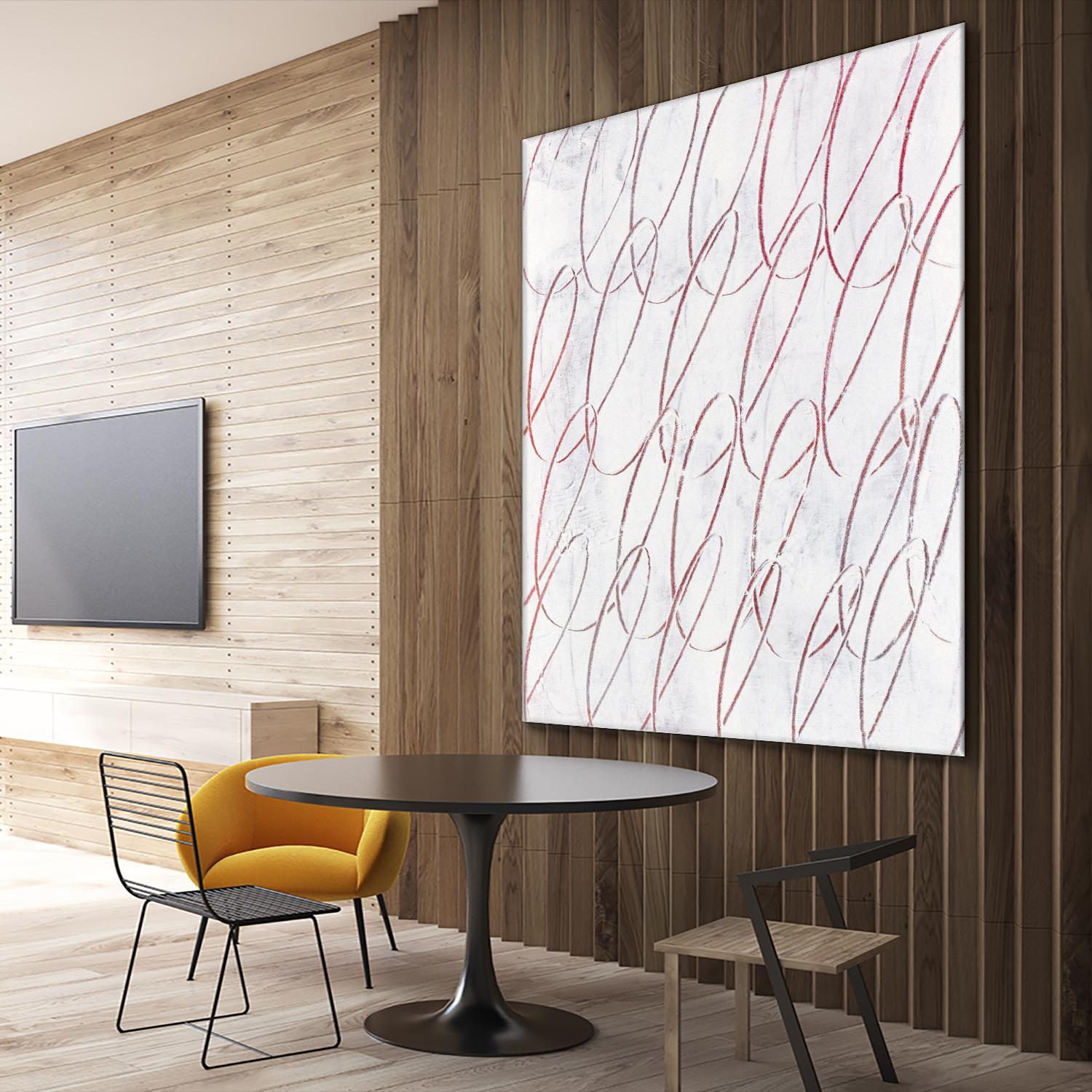 Hula I by Daleno Art on GIANT ART - red abstract abstrait 