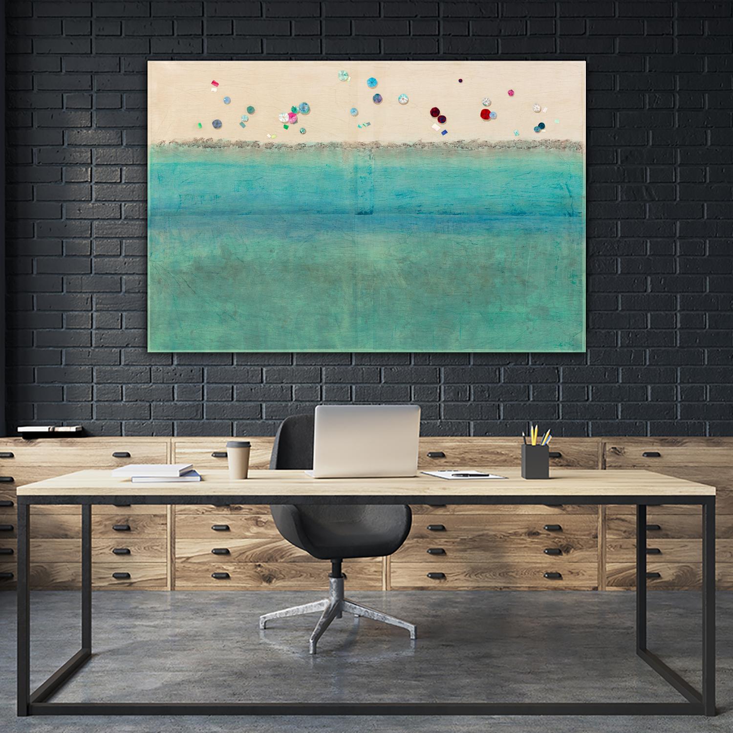 Leisure Life by Daleno Art on GIANT ART - red coastal sand