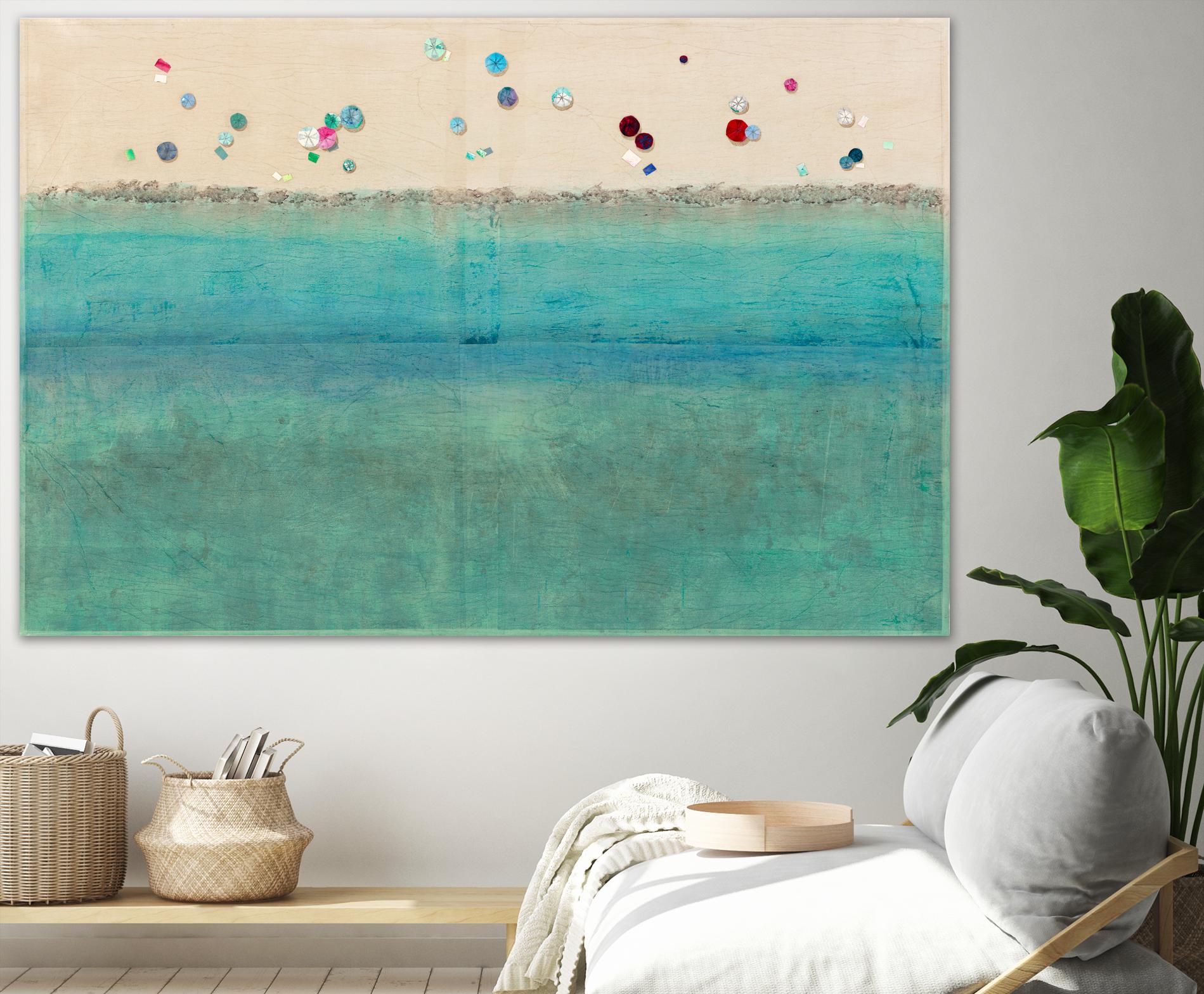 Leisure Life by Daleno Art on GIANT ART - red coastal sand