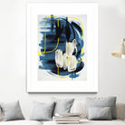 Curious Crafter II by Daleno Art on GIANT ART - blue abstract abstrait 