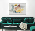 Blue Rope by Daleno Art on GIANT ART - green abstract