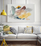 Blue Rope by Daleno Art on GIANT ART - green abstract