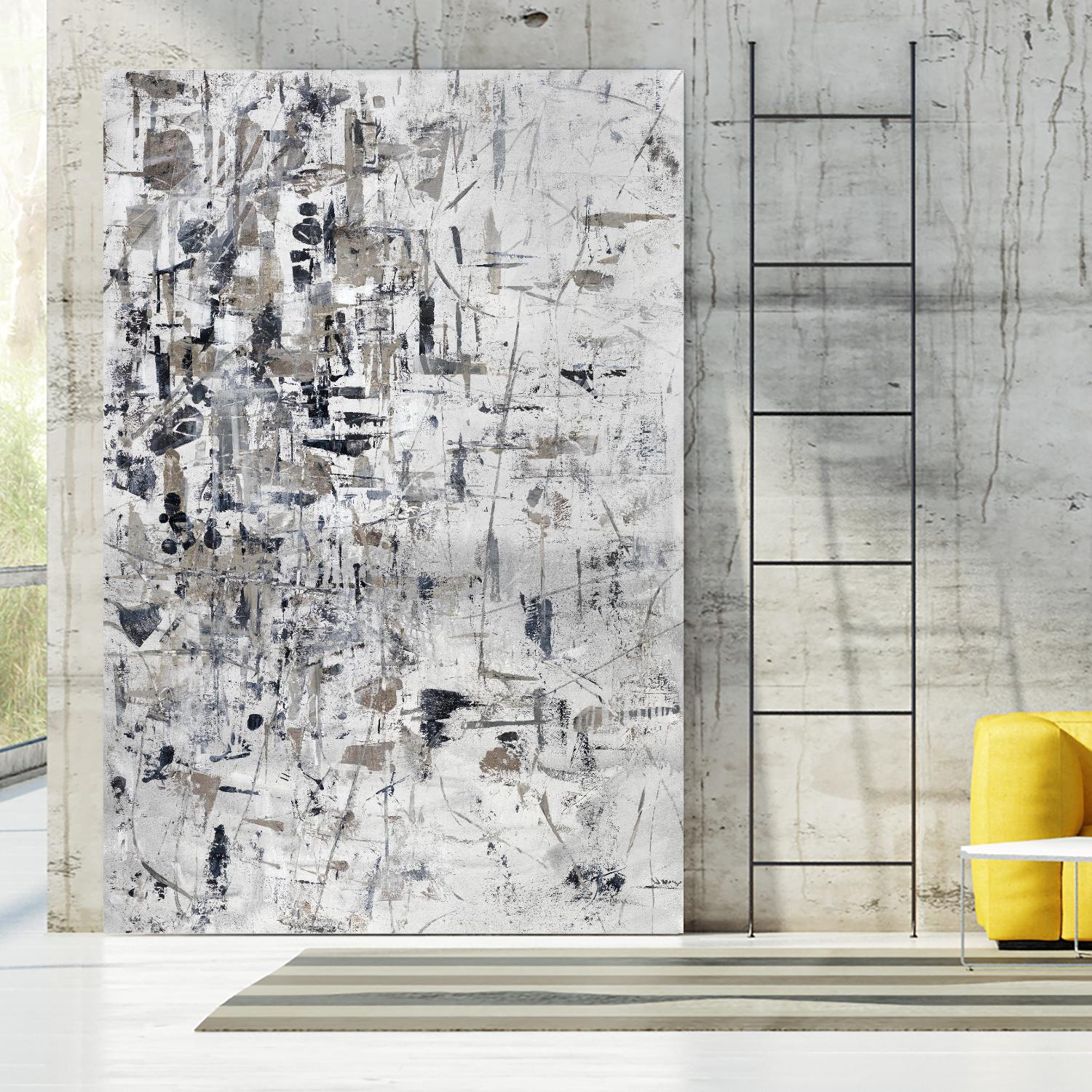 Scattered and Shattered.tif by Daleno Art on GIANT ART - black abstract abstrait 
