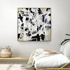 Talking out of Both Sides by Daleno Art on GIANT ART - beige abstract abstrait 