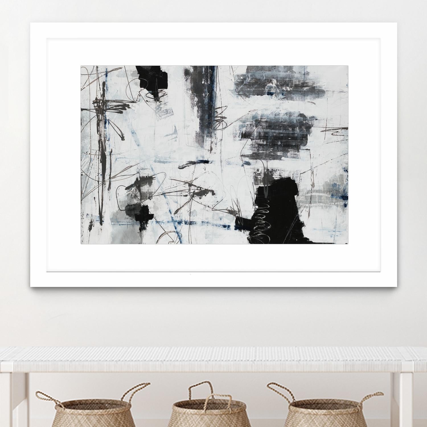 Light Traffic by Daleno Art on GIANT ART - white abstract