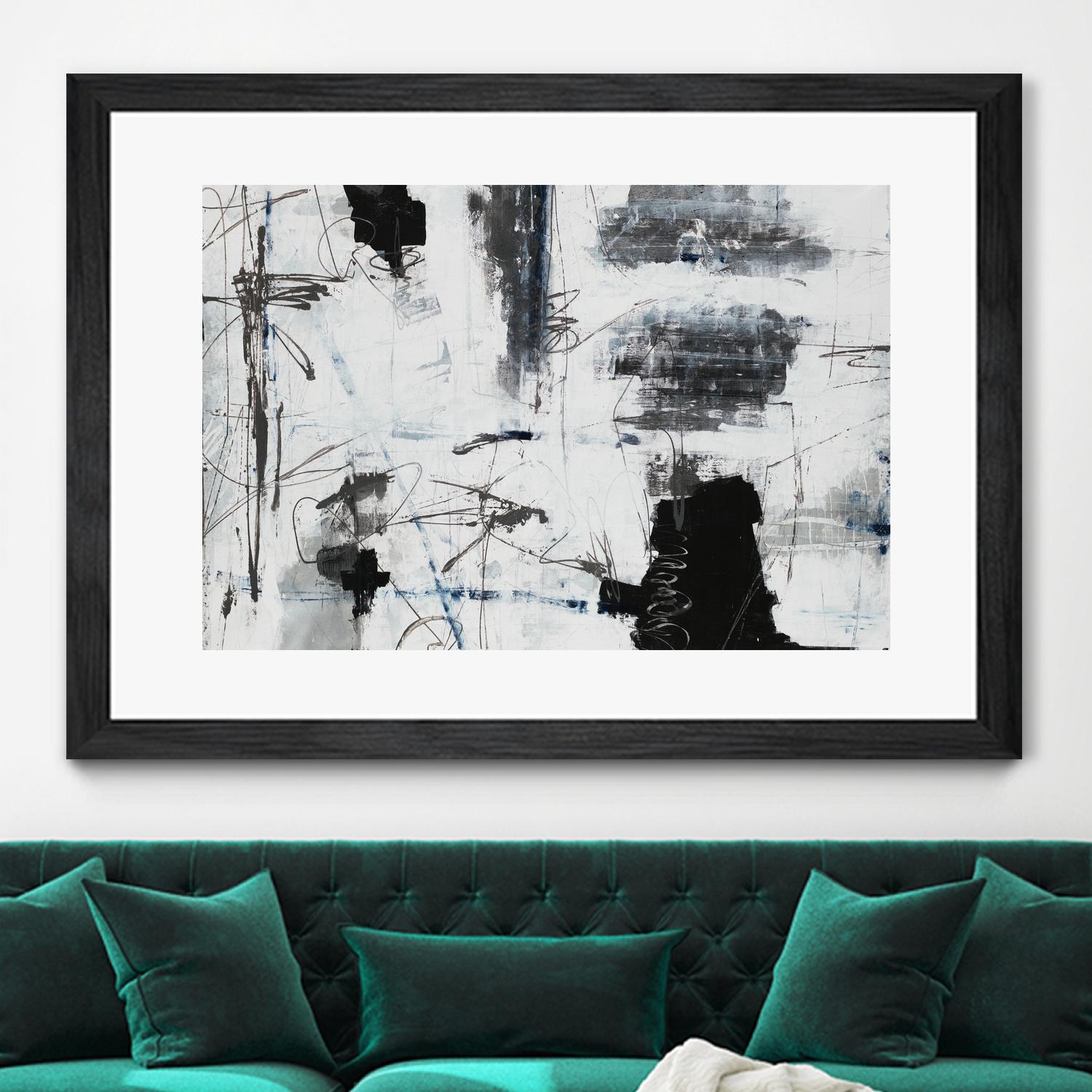Light Traffic by Daleno Art on GIANT ART - white abstract