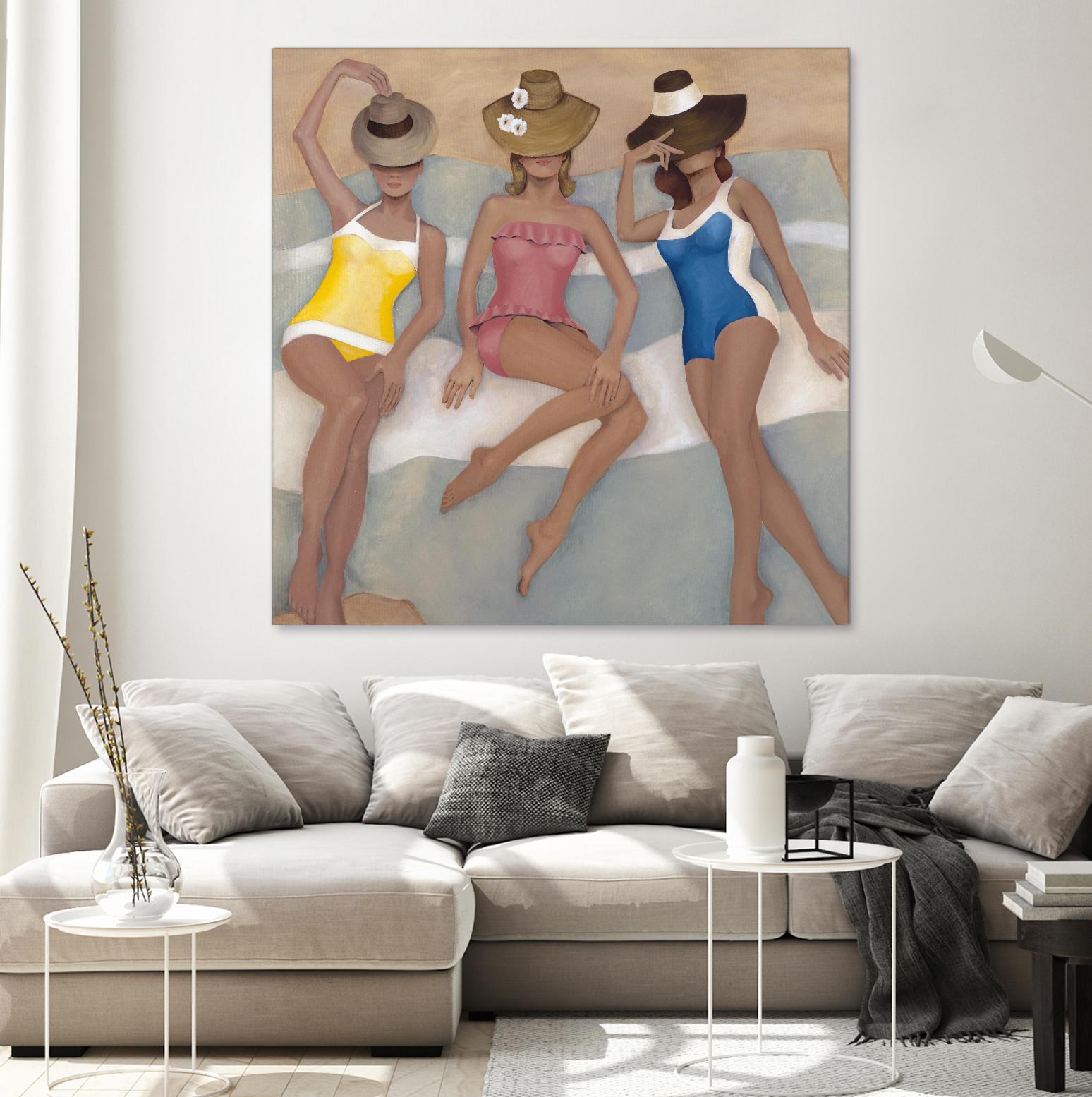 The Orange County Club.tif by Daleno Art on GIANT ART - beige  costal beach