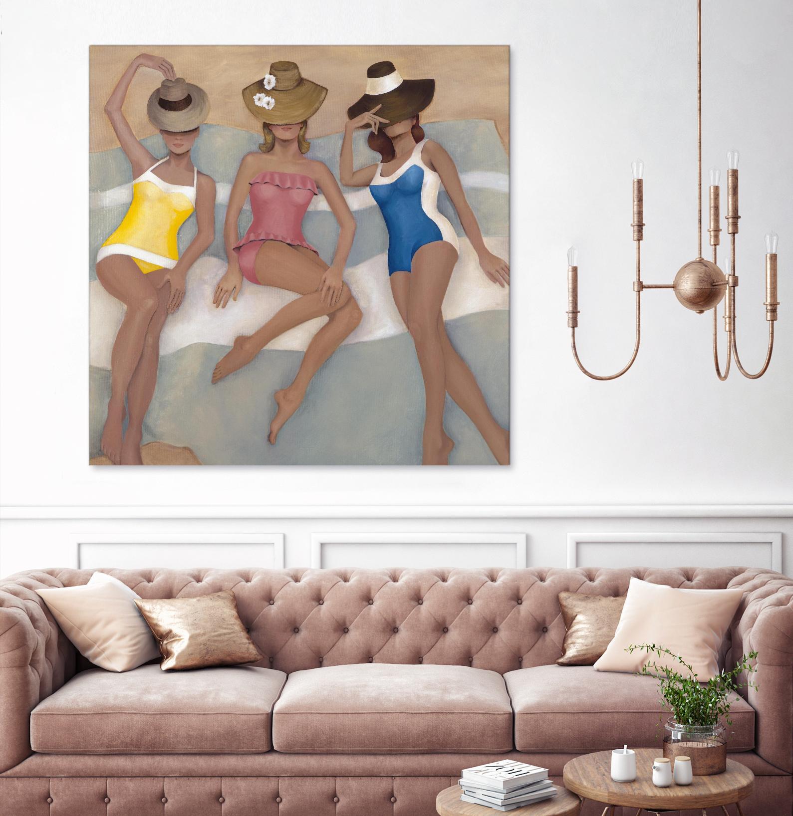 The Orange County Club.tif by Daleno Art on GIANT ART - beige  costal beach
