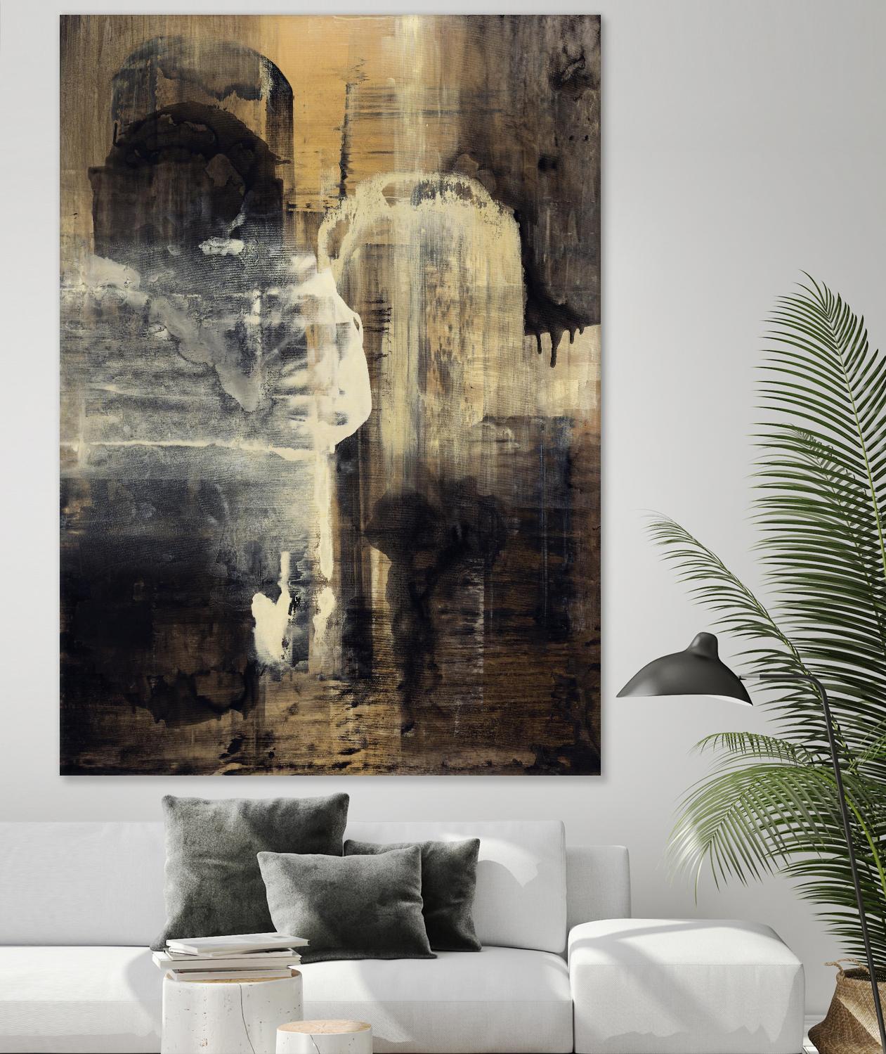 Crossing Into Canes by Daleno Art on GIANT ART - white abstract abstrait