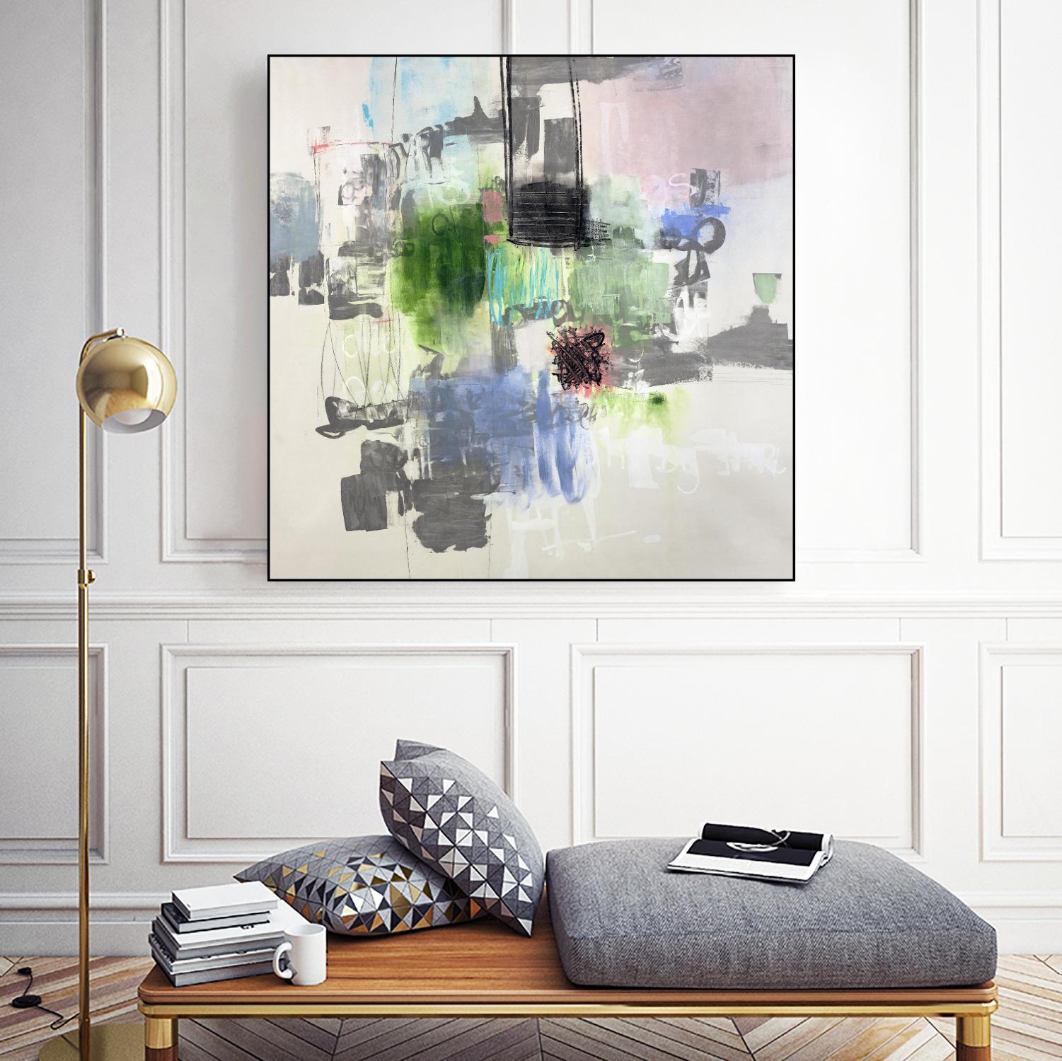 Uncontained by Daleno Art on GIANT ART - grey  abstract abstrait 