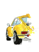 Yellow 911 by Mercedes Lopez Charro on GIANT ART