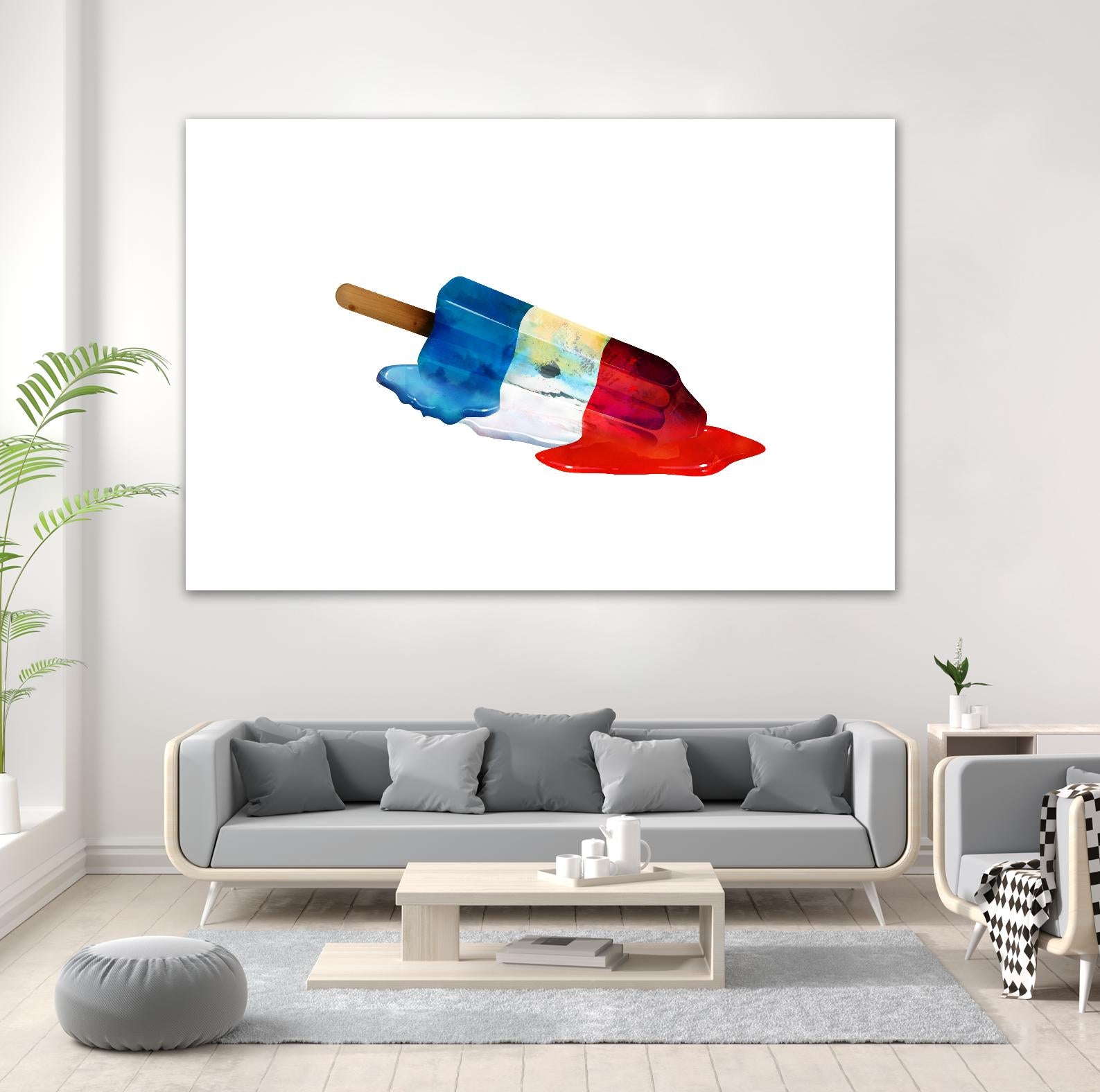 Pop Life by Alex Cherry on GIANT ART - red contemporary