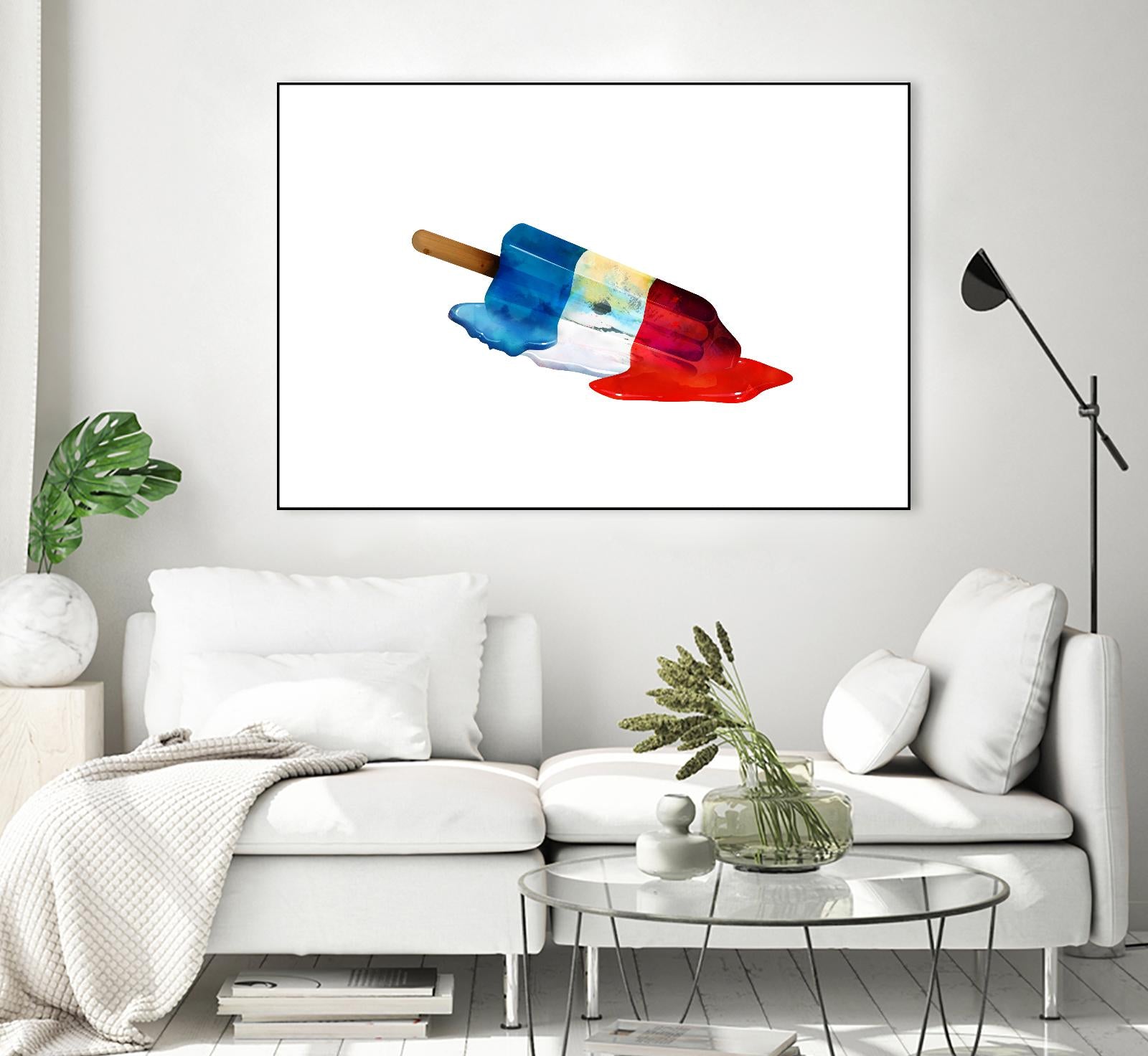 Pop Life by Alex Cherry on GIANT ART - red contemporary