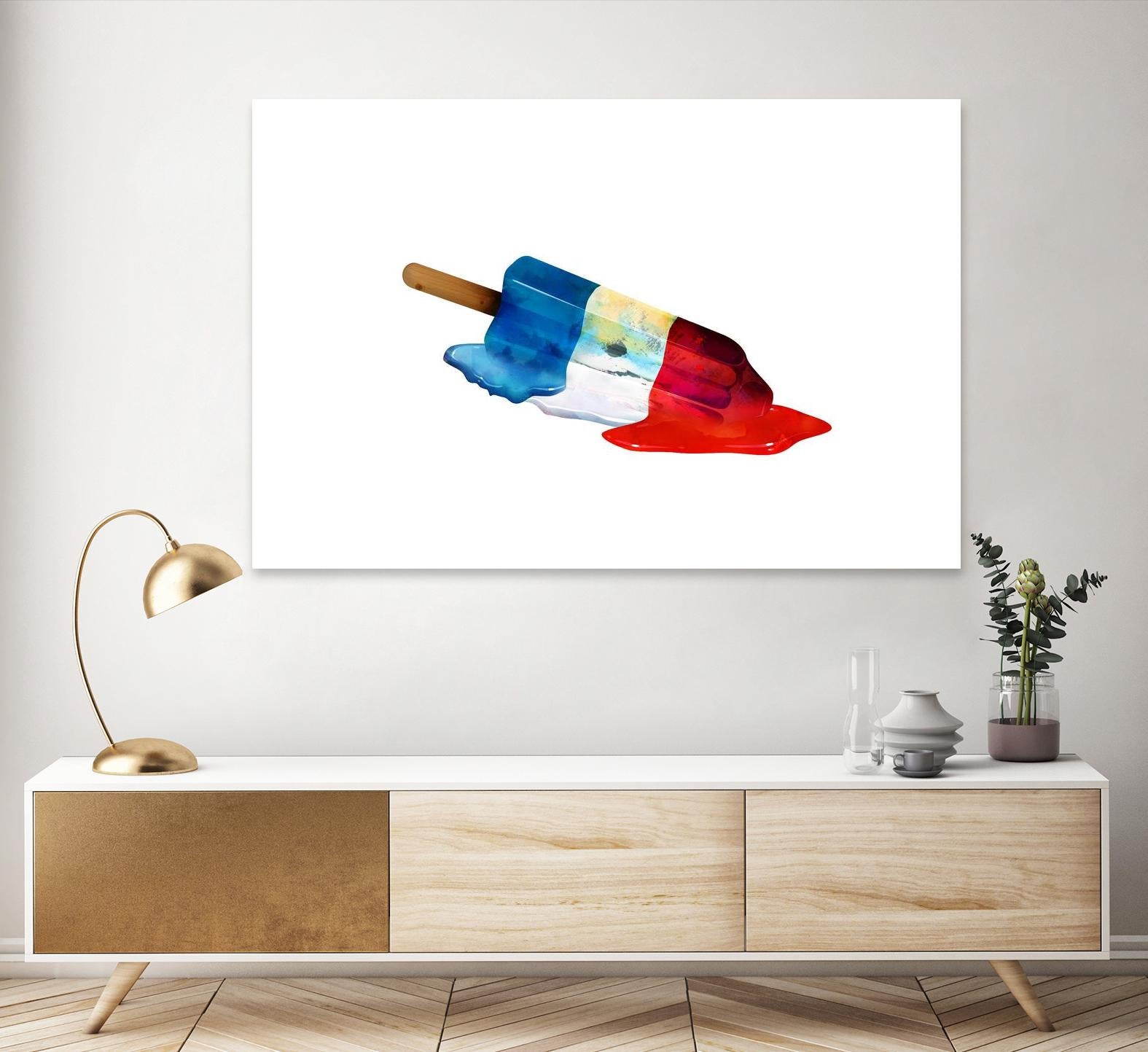 Pop Life by Alex Cherry on GIANT ART - red contemporary