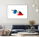 Pop Life by Alex Cherry on GIANT ART - red contemporary