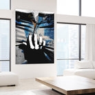 Blue Jeans II by Alex Cherry on GIANT ART - blue contemporary