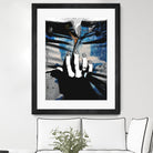 Blue Jeans II by Alex Cherry on GIANT ART - blue contemporary