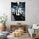 Blue Jeans II by Alex Cherry on GIANT ART - blue contemporary