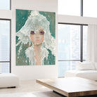 Milkfall by Camilla D'Errico on GIANT ART - green contemporary