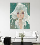 Milkfall by Camilla D'Errico on GIANT ART - green contemporary