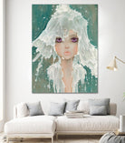 Milkfall by Camilla D'Errico on GIANT ART - green contemporary