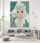 Milkfall by Camilla D'Errico on GIANT ART - green contemporary