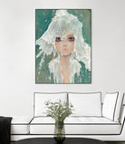 Milkfall by Camilla D'Errico on GIANT ART - green contemporary