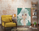 Milkfall by Camilla D'Errico on GIANT ART - green contemporary