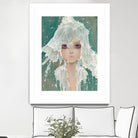 Milkfall by Camilla D'Errico on GIANT ART - green contemporary