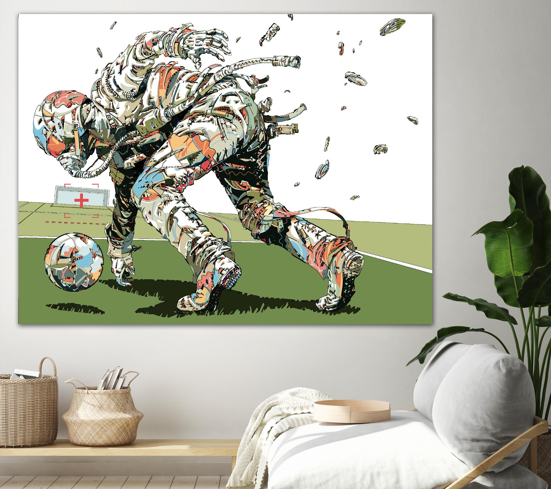 Dog Fights OCC by HR-FM on GIANT ART - white contemporary