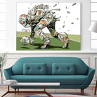 Dog Fights OCC by HR-FM on GIANT ART - white contemporary