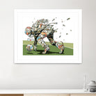 Dog Fights OCC by HR-FM on GIANT ART - white contemporary